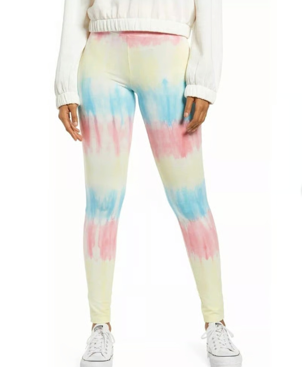 NWT BP High Rise Tie Dye Leggings Size XS STRETCHY joggers new high waistband